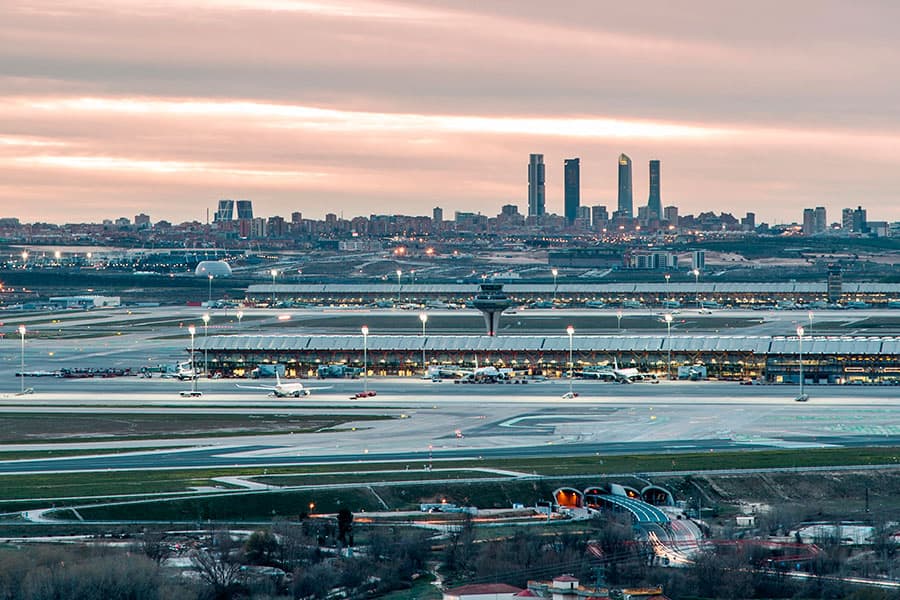 Barrios cerca del aeropuerto de Madrid-Barajas